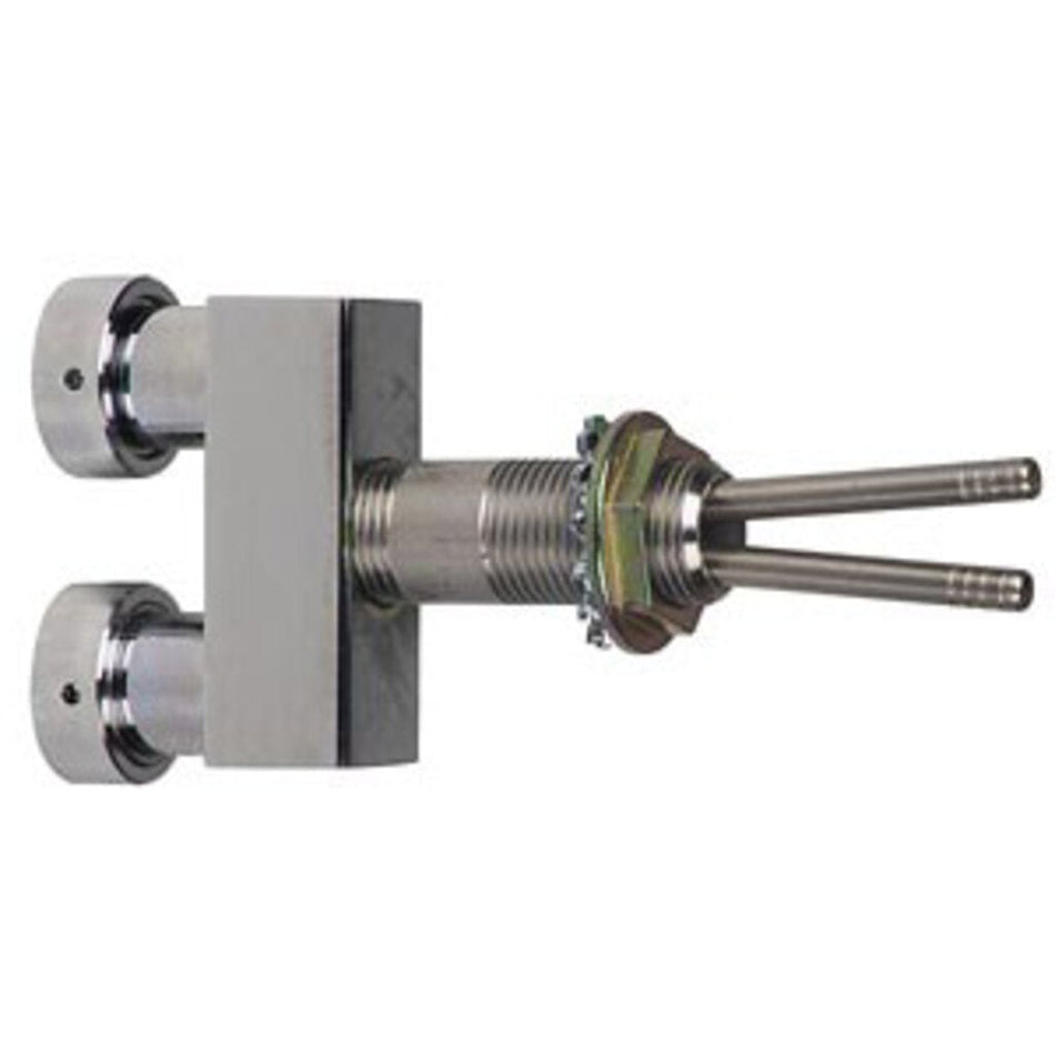 Micro Matic Dual Faucet Beer Shank - 2-1/4" L with 3/16" Bore | Pour Two Beers Simultaneously