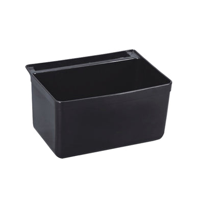 Thunder Group PLBC0012B 13 Inch Silverware Bin for Bus Cart Black Plastic