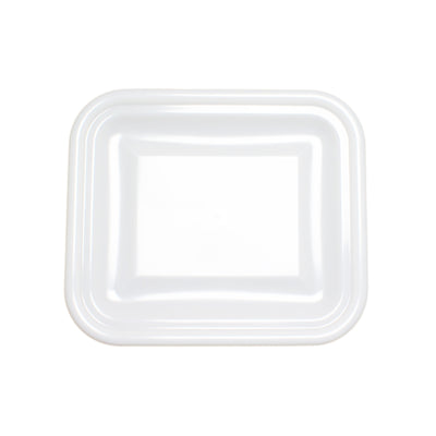 Thunder Group PLBTC002W Bus Box Cover Stackable  NSF White Polyethylene