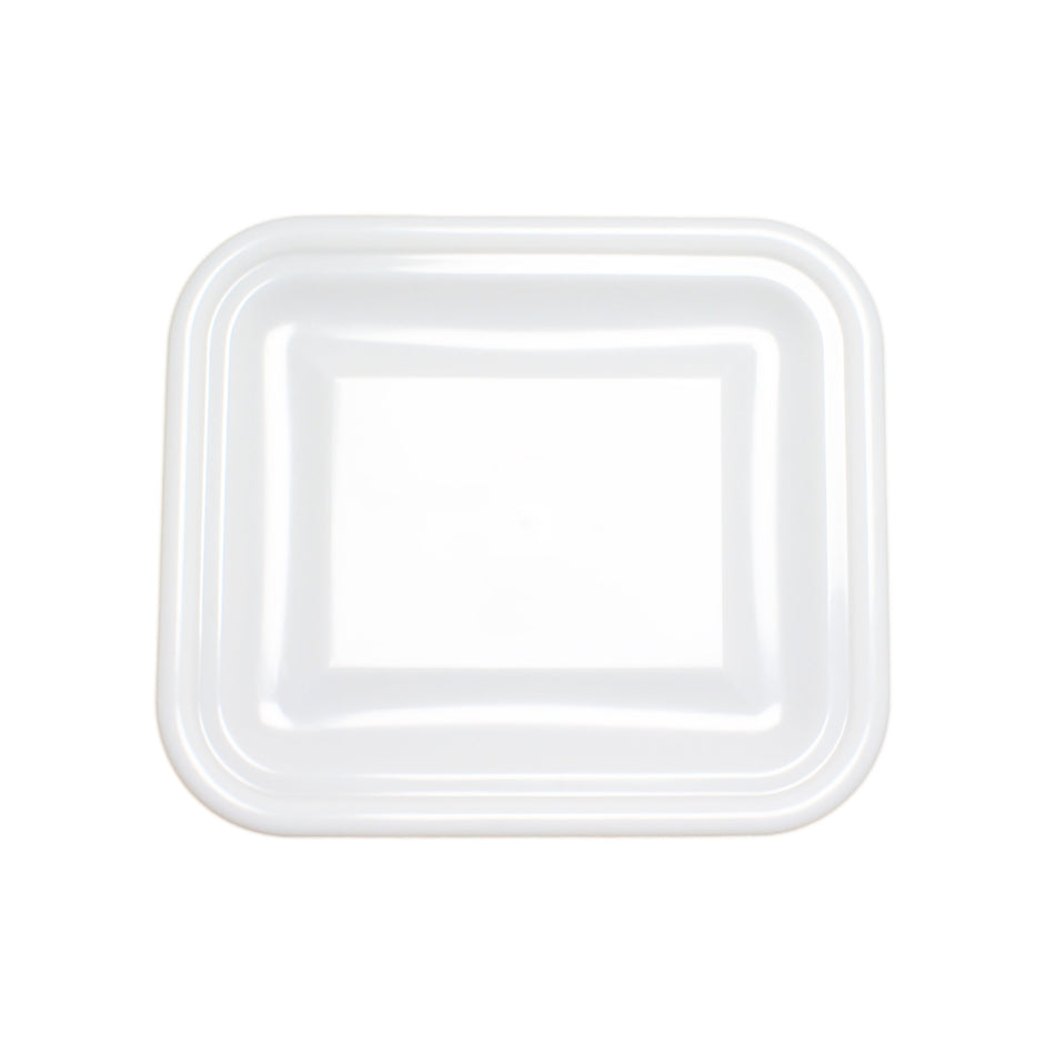 14-7/8" x 12-1/2" x 1-1/4", Lid for PLBT002W, White Color, High-Density Polyethylene, No Dishwashing, No Microwave