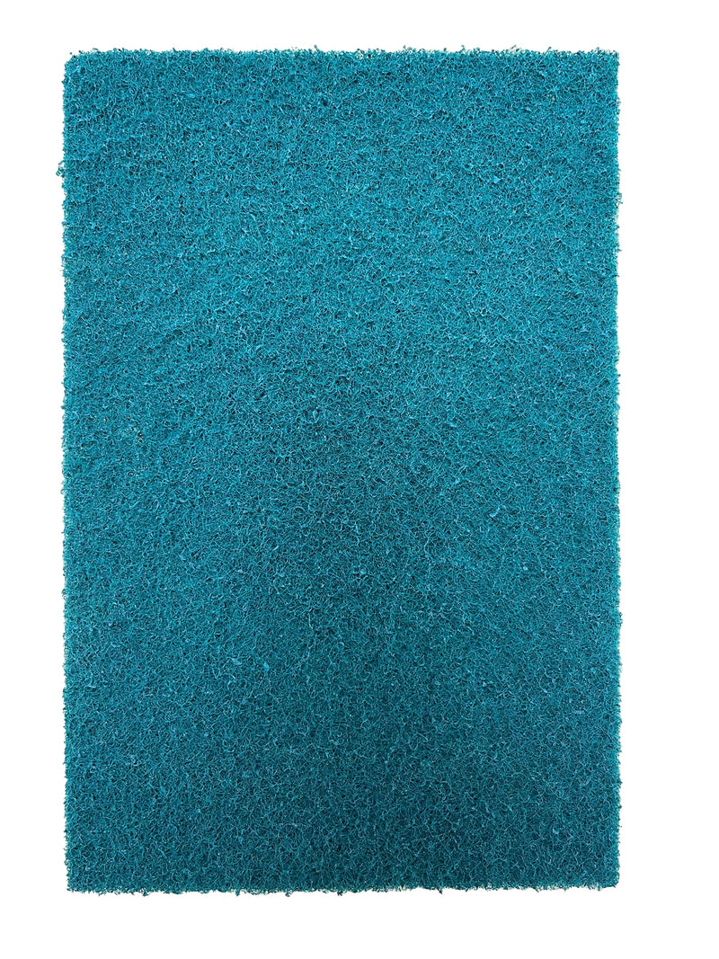 Thunder Group PLNP002 Nylon Scrubbing Pad Green 6 Packs with High Abrasion Resistance