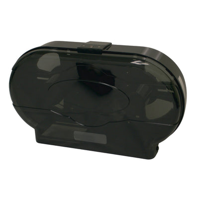 Thunder Group PLRPD396 19 Inch Jumbo Twin Toilet Tissue Dispenser with Key-lock Plastic