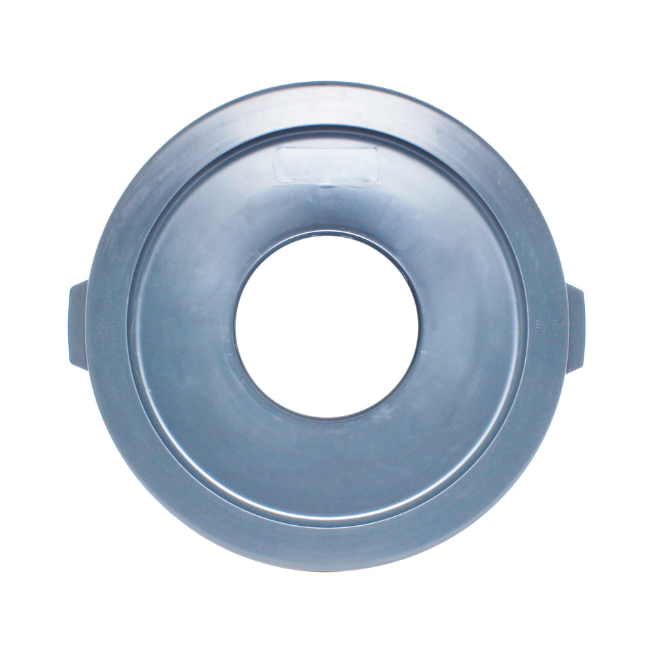 22-1/4" Diameter x 1-1/4" Height, (Center Opening:  8-1/4" Diameter x 3/4" Height), Center Opened Lid for PLTC032G, Gray Color, Polypropylene