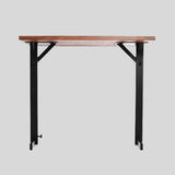 Rockless Table T-Base — Self-Stabilizing Bar Height Table Base, 200 lb Capacity