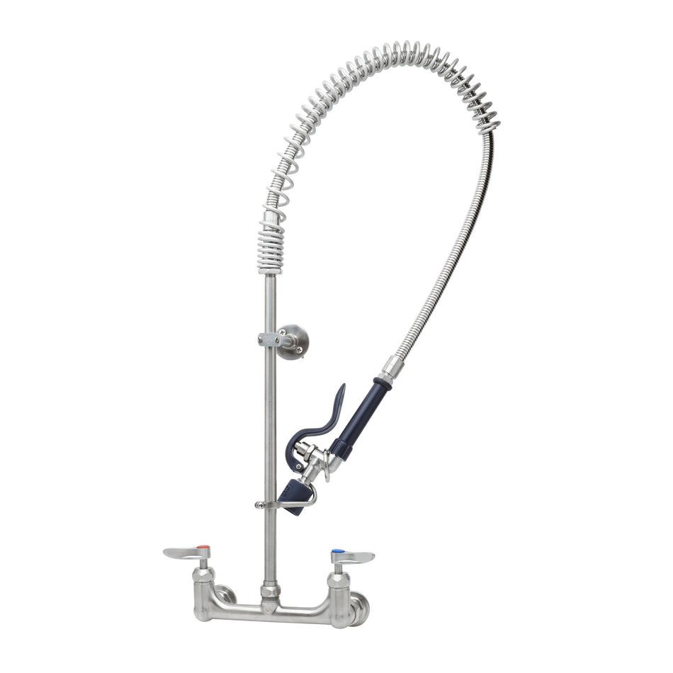 EverSteel PRU w/ 8" Wall Mount SS Mixing Faucet, Quarter-Turn SS Cerama Cartridges w/ Check Valves, SS Lever Handles, S-0107-J & 1/2"NPT Female Inlets