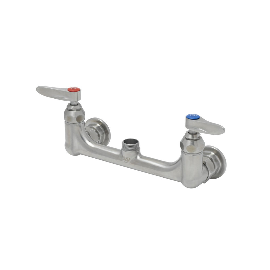 T&S S-0230-LN Wall Mount Faucet Base w/ 8" Centers - 1/2" NPT Female Inlet