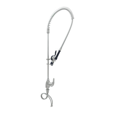 T&S Brass S-2780-BC Single Lever Deck Mount Stainless Steel Pre-Rinse Unit - S-0107-C Valve