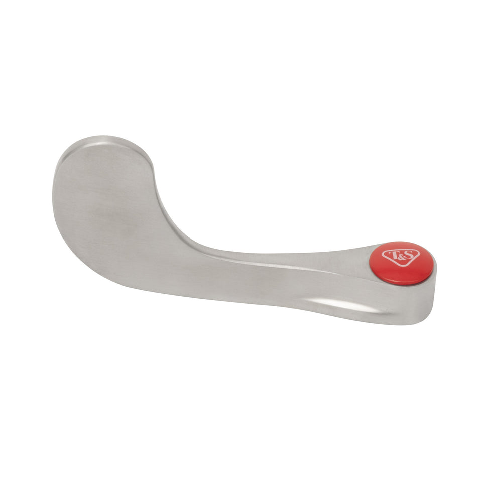 T&S S-WH4H-NS 4" Wrist Action Handle, Red Index & Screw