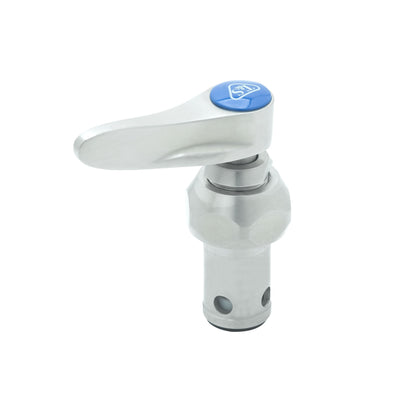 T&S Brass S002711-30NS Left Hand Eterna Spindle Assembly - Spring Check, Lever Handle & Blue Index