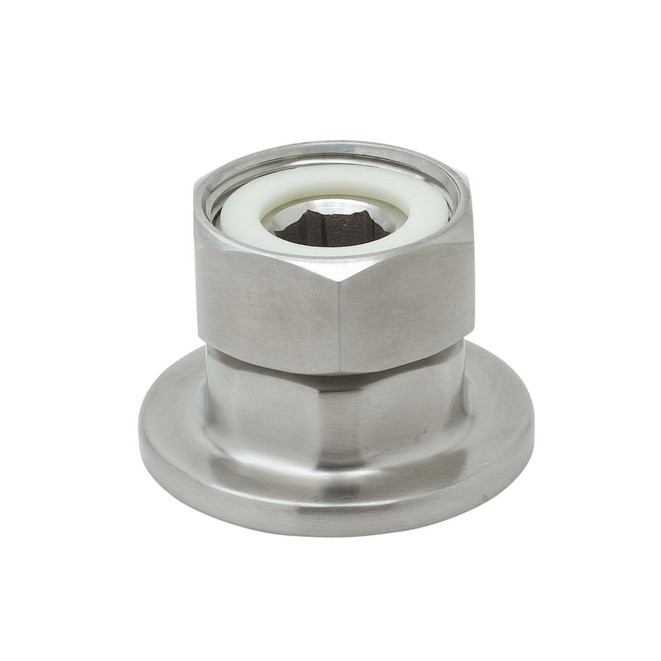 T&S S00AA Adjustable Eccentric Flange, Stainless Steel