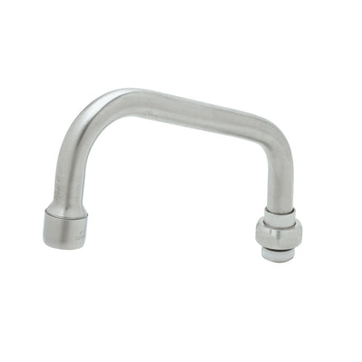 T&S Brass S059X-A22 6" Stainless Steel Swing Nozzle - 2.2 GPM Aerator Outlet