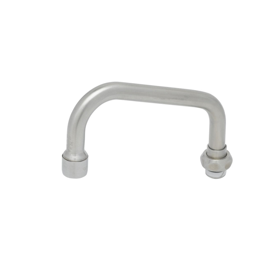 T&S Brass S059X-V20 6" Stainless Steel Swing Nozzle - 2.0 GPM Vandal-Resistant Aerator