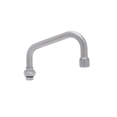 T&S Brass S059X 6" Stainless Steel Swing Nozzle - Laminar Outlet Stream Regulator