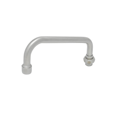 T&S Brass S060X 8" Stainless Steel Swing Nozzle - Laminar Outlet Stream Regulator