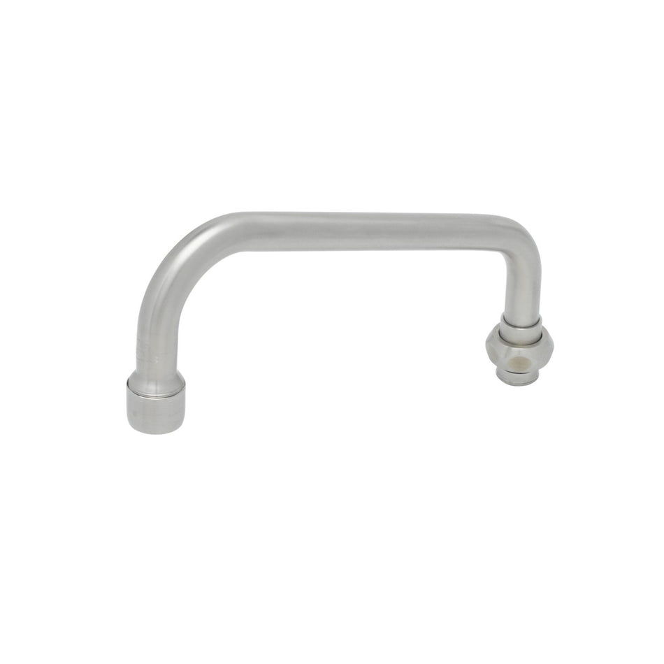 T&S Brass S060X 8" Stainless Steel Swing Nozzle - Laminar Outlet Stream Regulator