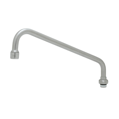 T&S Brass S062X 12" Stainless Steel Swing Nozzle - Laminar Stream Regulator Outlet