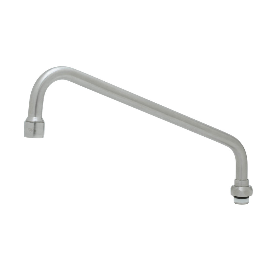T&S Brass S062X 12" Stainless Steel Swing Nozzle - Laminar Stream Regulator Outlet