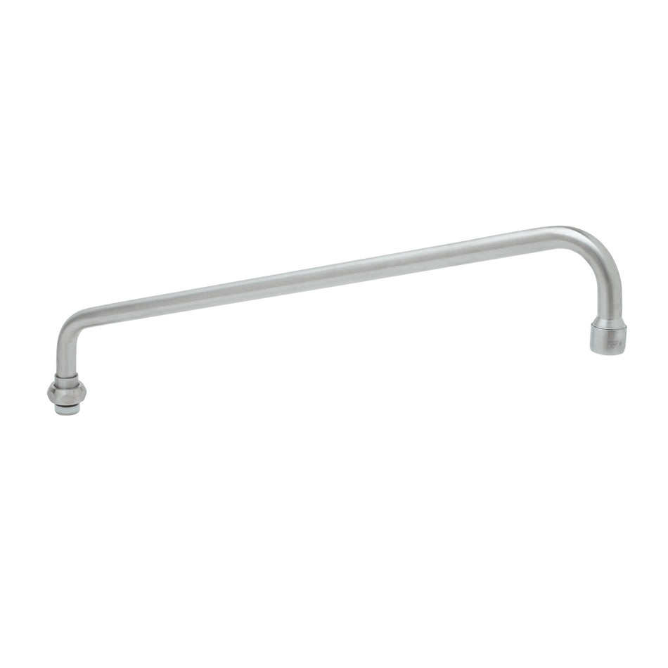 T&S Brass S065X 18" Stainless Steel Swing Nozzle - Stream Regulator Outlet