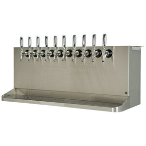 Micro Matic SB1038-KR 40 Inch Draft Beer Dispenser Glycol Cooled Underbar Stainless Steel with Drip Tray