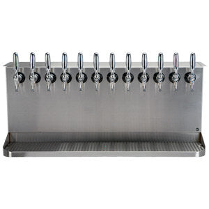 Micro Matic SB1238-KR 40 Inch Glycol Cooled Draft Beer Dispenser with Drip Tray