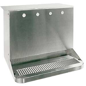 Micro Matic SB420 22 Inch Draft Beer Dispenser Glycol Cooled Underbar with Drip Tray