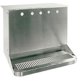 Micro Matic SB520 22 Inch Draft Beer Dispenser Underbar With Drip Tray Stainless Steel