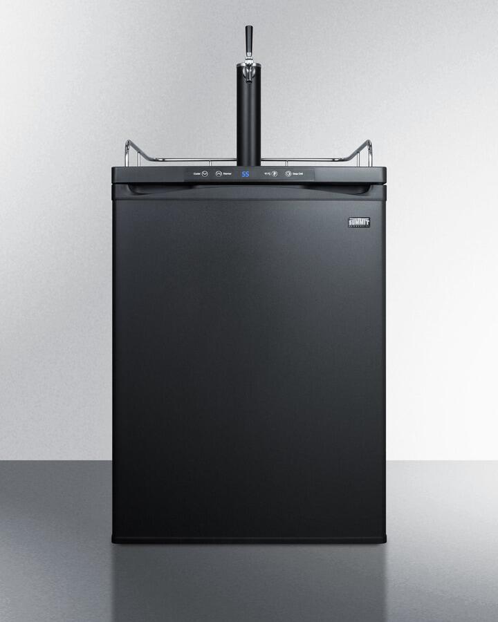 24" Built In Beer Dispenser with 5.6 cu. ft. Capacity, Deep Chill Function, Digital Thermostat, Automatic Defrost, Top Rail Guard and Dip Tray with Single Tap - SBC635MBI