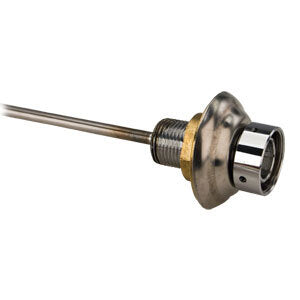 Micro Matic SH599F 24 Inch Wall Shank Assembly Stainless Steel Flange