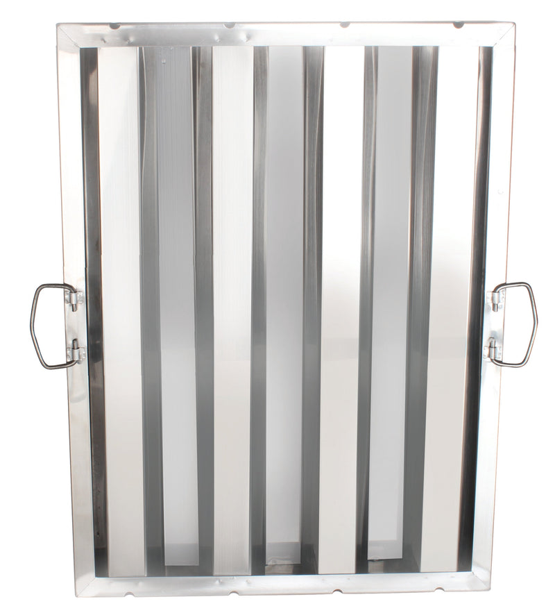 Thunder Group SLHF1625 16 Inch Grease Filter Dishwasher Safe Stainless Steel with Drop Handles