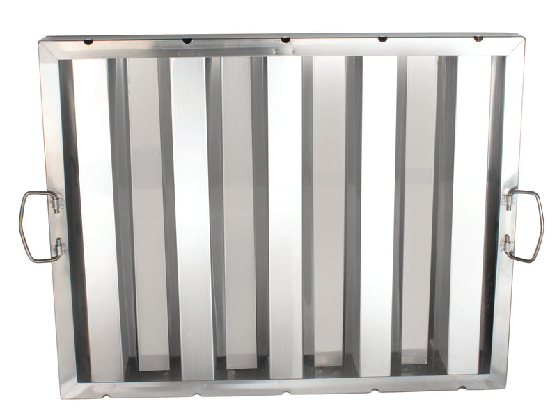 Thunder Group SLHF2016 20 Inch Exhaust Hood Filter Dishwasher Safe Stainless Steel with Rugged Drop Handles