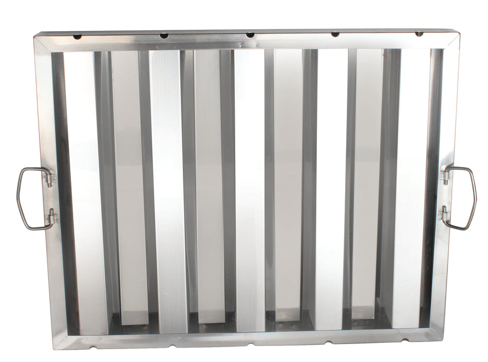 20" x 16" x 1-1/2", Hood Filter, Stainless Steel, Dishwasher Safe, Easy to clean with Detergent and Water