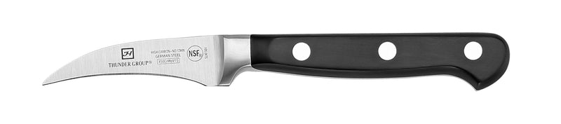 Thunder Group SLKF301 2-3/4 Inch Forged Knife Black Plastic Handle