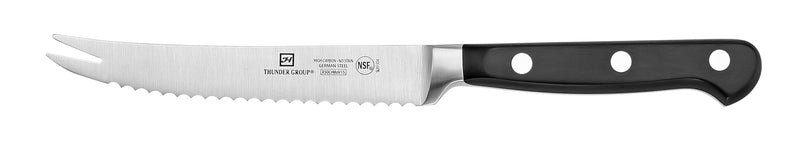 Thunder Group SLKF304 5 Inch Blade Forged Tomato Knife German Steel Plastic Handle