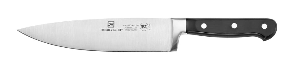 Chef's Knife, 8" Blade,  Forged German Steel, NSF