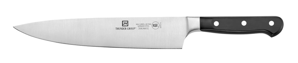 Chef's Knife, 10" Blade, Short Bolster,  Forged German Steel, NSF