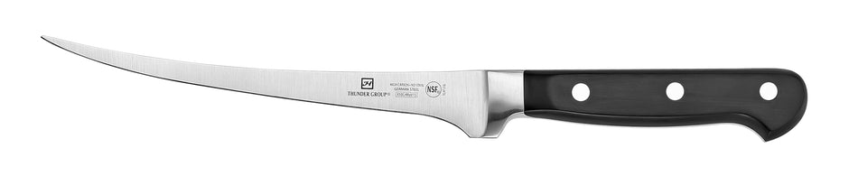 Fillet Knife, Flexble, 7" Blade,  Forged German Steel, NSF