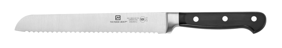 Bread Knife, 8" Blade,  Forged German Steel, NSF