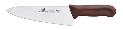 Thunder Group SLKF409BR 8 Inch Blade Chef Knife Brown Polypropylene Handle German Steel