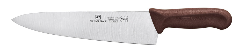 Chef's Knife, 10" Blade,  Brown Polypropylene Handles, German Steel, NSF