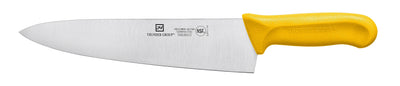 Thunder Group SLKF411YW 10 Inch Blade Chef Knife Yellow Polypropylene Handles