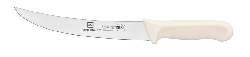 Thunder Group SLKF413WT 8 Inch Blade Breaking Knife White Polypropylene Handle