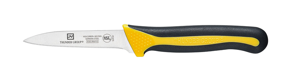 Paring Kinfe, 3-1/4" Blade, Soft-Grip Handles, 2 Piece/Pack, German Steel, NSF