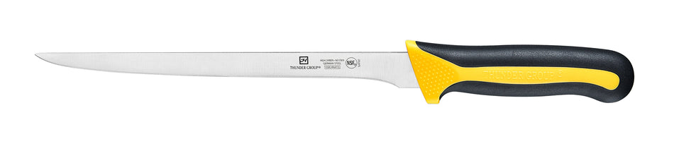 Fillet Knife, Flexble, 8" Blade,  Soft-Grip Handles, German Steel, NSF