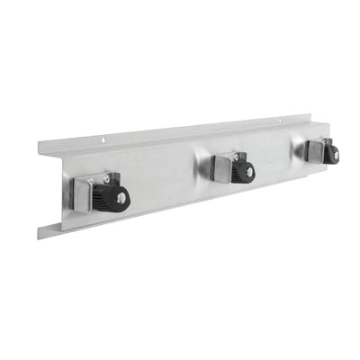 Thunder Group SLMBH024 24 Inch Mop Broom Holder 18/8 Stainless Steel with Durable Finish