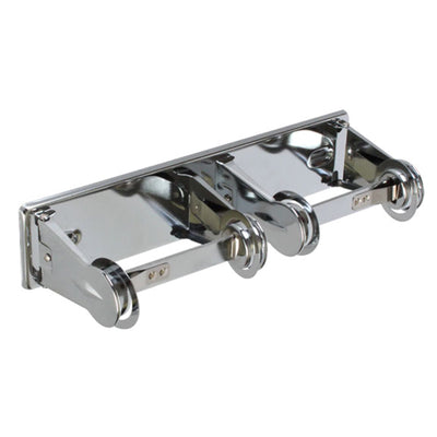 Thunder Group SLTD102 8 Inch Dual Toilet Tissue Dispenser Locking Chrome
