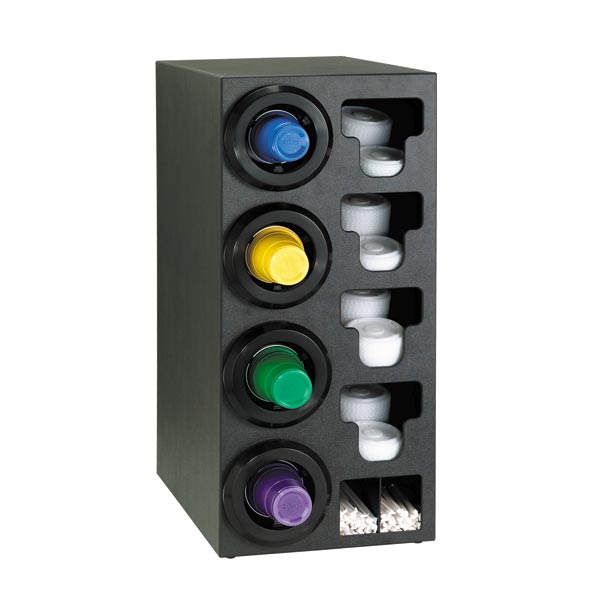 DISPENSE-RITE - STL-C-4LBT - Countertop Cup, Lid & Straw Dispenser
