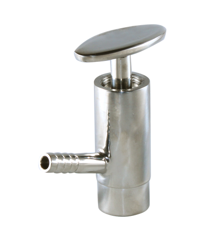 1" Butt-Weld Sample Valve - PTFE (SVW)  - T304 Stainless Steel - Wayland Industries - W4SVWW-P-1