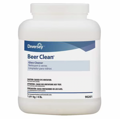 Micro Matic 90201 4 lb Tubs Beer Clean Glass Cleaner Manual Brush Case of 2
