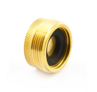 Plated Brass Beer Faucet Cap with Sealing Washer