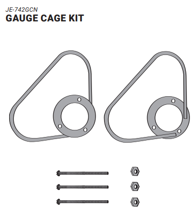 Micro Matic JE-742GCN 6 Inch Heavy Duty Regulator Cage with Complete Kit